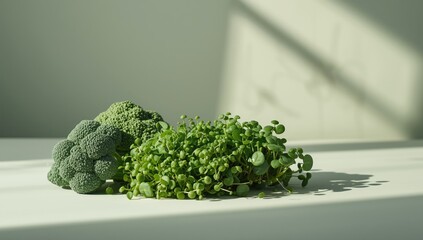 Broccoli cabbage and sprouts containing sulforaphane, a compound with anti cancer and anti inflammation effects, nutrition focus