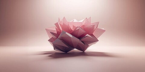 Polygonal pattern background with geometric shapes, ideal for digital interface and editorial headers, World Environment Day