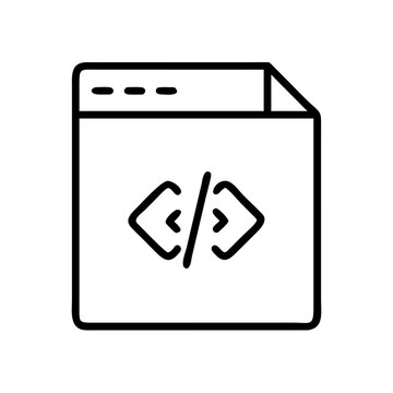Code File Representation with HTML Tags on a White Background
