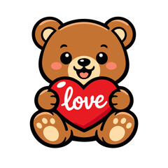 Fototapeta premium valentine teddy