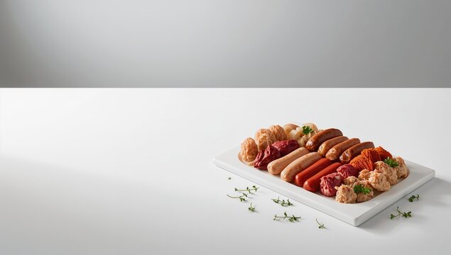 Small sausages served as finger foods, suitable for party settings highlighting appetizer options