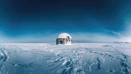 Station platform featuring an ancient Dome structure, highlighting historical architecture