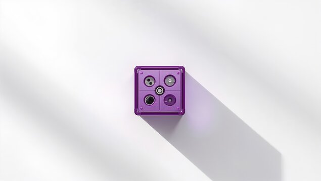 Stationery maintenance tool, a pencil sharpener on a plain white surface for classroom or office use