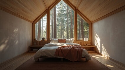 Charming cabin in a scenic setting, ideal for a nature-focused staycation