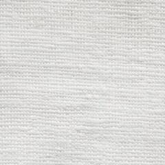 White cotton terry cloth fabric texture background with looped pile surface