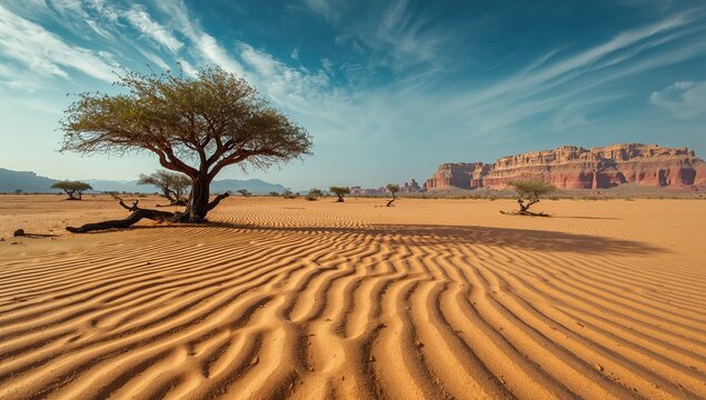 Arid desert terrain showing rain-induced grooves, highlighting erosion processes