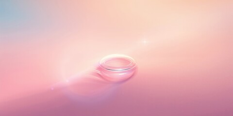 A detailed view of a contact lens resting on the eye surface, highlighting lens fitting and hygiene procedures