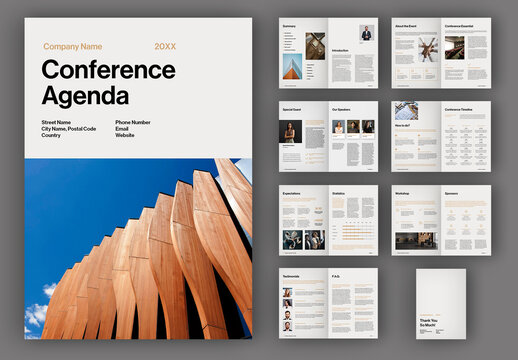 Conference Agenda Layout