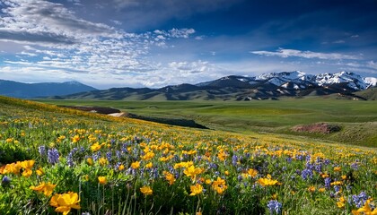 Fototapeta premium Spring Wildflowers In Idaho