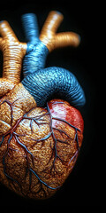 Anatomical Human Heart Illustration