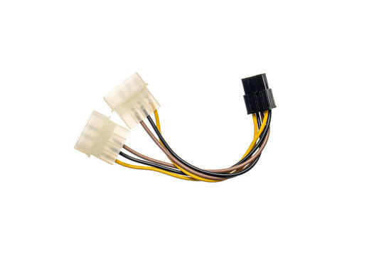 Dual Molex to 6 pin PCIE adapter