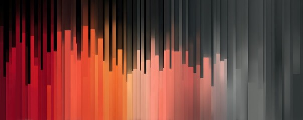 Abstract vertical gradient background with red to orange to gray tones for design projects