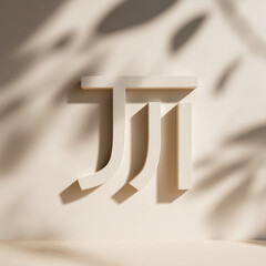 Imagen minimalista de un objeto de decoraci&oacute;n.