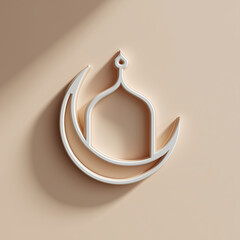 Imagen 3d de un s&iacute;mbolo religioso.