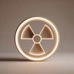 Dise&ntilde;o en 3d del s&iacute;mbolo de la radicaci&oacute;n.