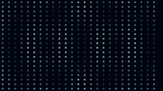 Wave interference pattern dots field blue teal ripple 4K seamless loop physics visualization water effect animation