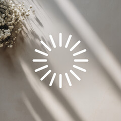 Imagen minimalista de un objeto de decoraci&oacute;n.