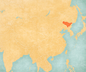 Map of China - Jilin