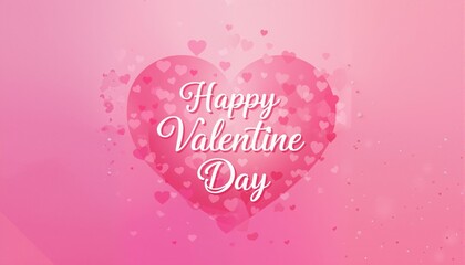 Happy valentine day gradient background
