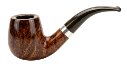 Wooden smoking pipe
