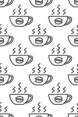 Cup of coffee pattern