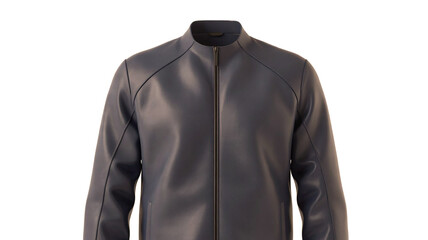 black suit on a white background