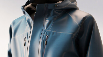 black suit on a white background