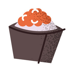 Sashimi classic Japanese cuisine sticker © wooster