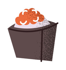 Sashimi with red fish caviar © wooster