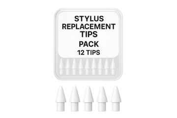 Stylus digital pen replacement tips pack 12 nibs