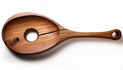 a wooden paddle with a hole in the middle
