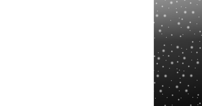 Winterzeit Schneeflocken Effekt als Overlay auf transparentem Hintergrund in PNG Format