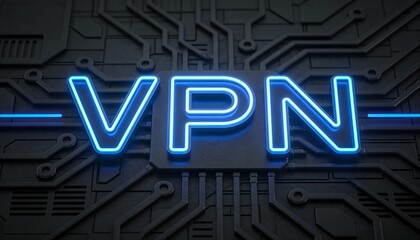 secure VPN tunnel connecting devices, encrypted connection concept 