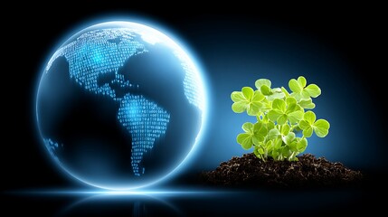 Sustainable Future Where Technology Meets Nature