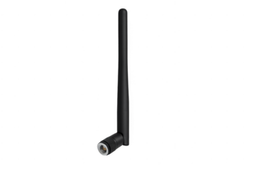 Black wireless antenna providing network signal connection
