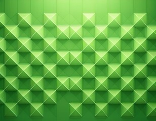 abstract light green background with a geometric square pattern retro game background