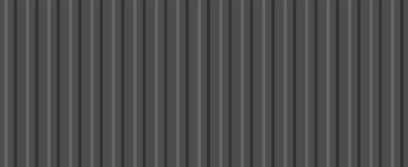 Black shipping container wall. Texture and background cargo container. Flat style