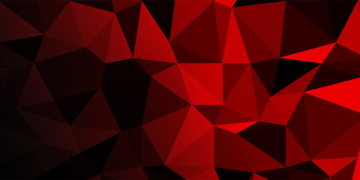 Mosaic abstract pattern ambience background texture. geometric low polygon red gradient design. Suitable for greeting, banners, page, surfaces, business, presentation, poster, display, advertisement