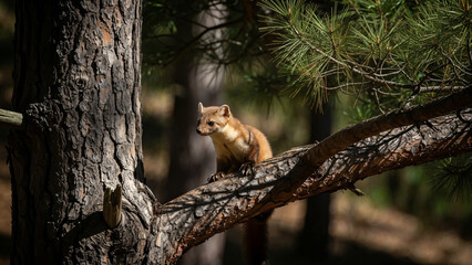 Mustelid Animal in Wildlife