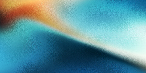 A striking abstract background with a frosted glass texture featuring a bright gradient swirl of blue orange yellow and red © Rafi