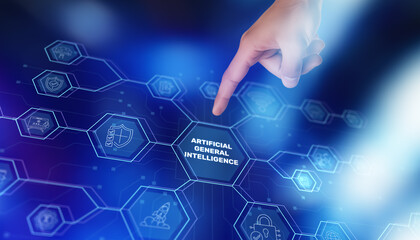 AGI (Artificial General Intelligence) human-like intelligence in machines, adaptable to any task or environment