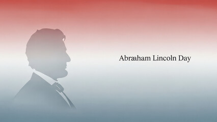 Abraham Lincoln Day celebration with iconic presidential silhouette