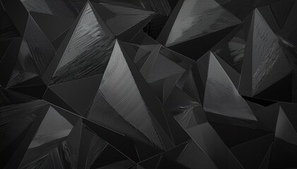 random shifted rotated black triangles background wallpaper