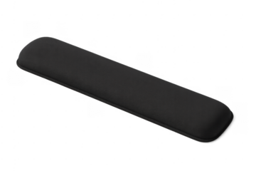 Black ergonomic keyboard wrist rest pad with memory foam