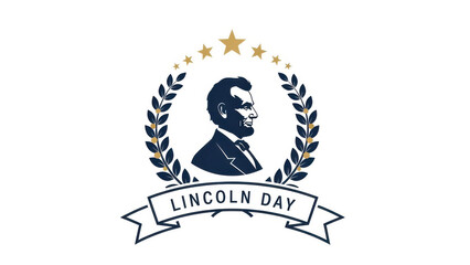 Lincoln Day logo with laurel wreath and stars