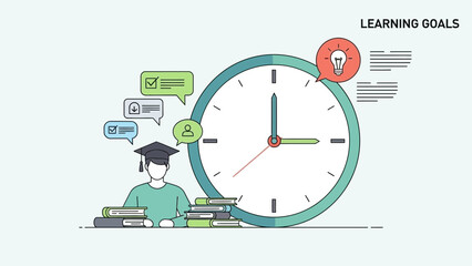 Time Management for Learning Goals A Students Journey to Academic Success.