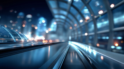 Futuristic airport visualization design modern aviation architecture contemporary terminal concept advanced travel facility innovative passenger environment defocused