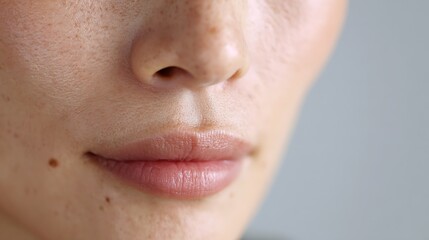 Macro Detail of Skin Texture and Lips / 肌のキメと唇のマクロ詳細