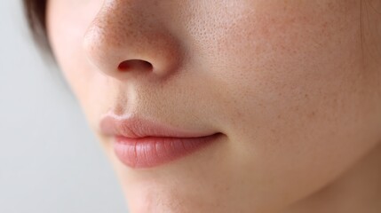 Detailed Texture of Skin Around Mouth / 口元の肌の詳細なテクスチャ