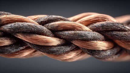 Close Up Twisted Pair Copper Wires Isolated For Diagnostics Networking Hardware Technical Detail
